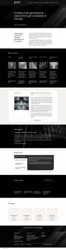 Re-designing a premium digital presence for a Global Family-Office screenshot 3