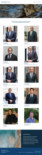 Wealth management website build & re-brand for an UHNW Audience screenshot 2