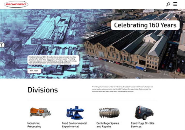 Broadbent Website screenshot 1