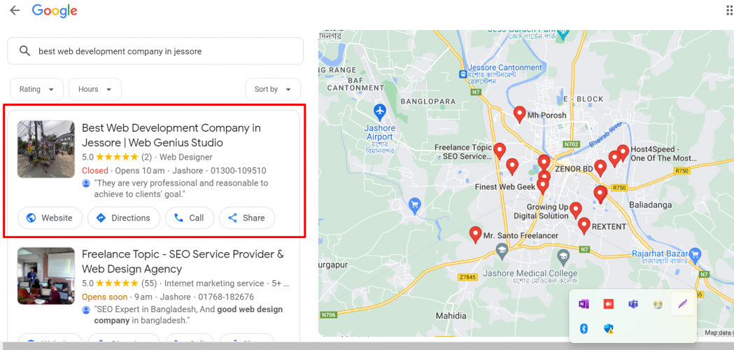 GBP Rank screenshot 1