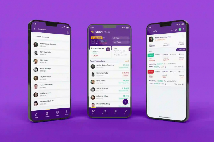 Girvi - Gold Loan Manager screenshot 1