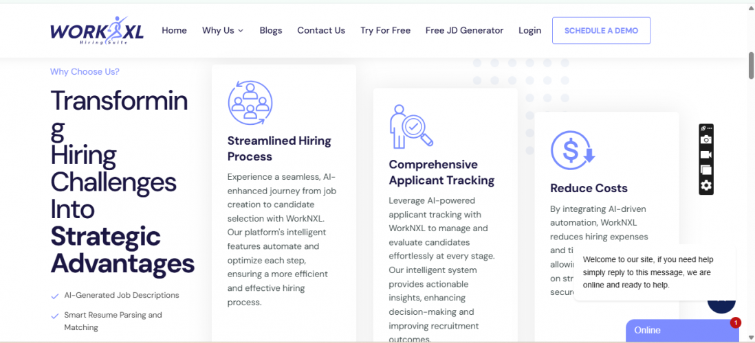 WorkNXL – AI-Powered Hiring Platform screenshot 1
