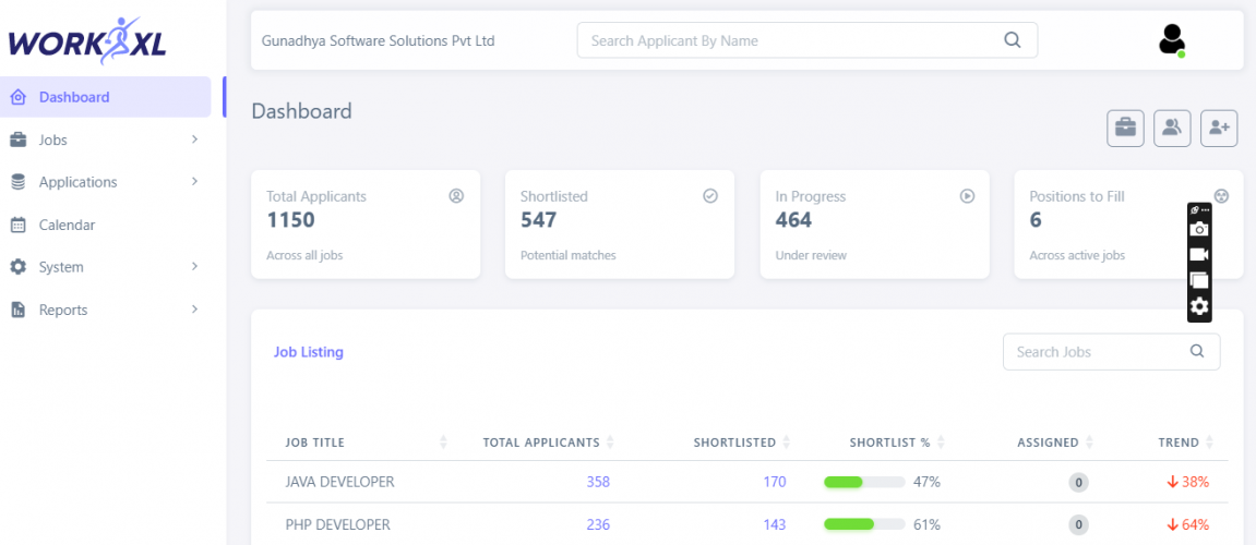 WorkNXL – AI-Powered Hiring Platform screenshot 2