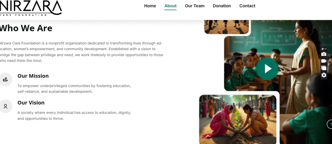 Nirzara Care Foundation screenshot 2