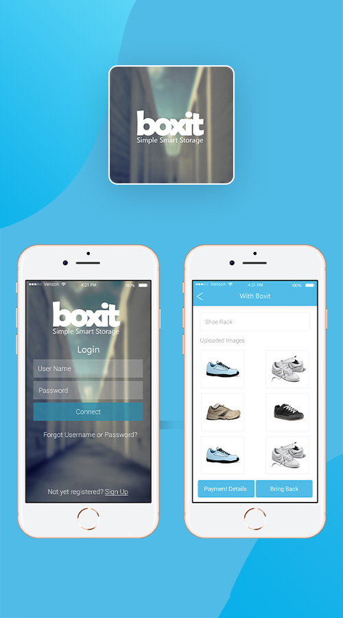 Boxit Storage | Mobile Apps for hiring storage space screenshot 1