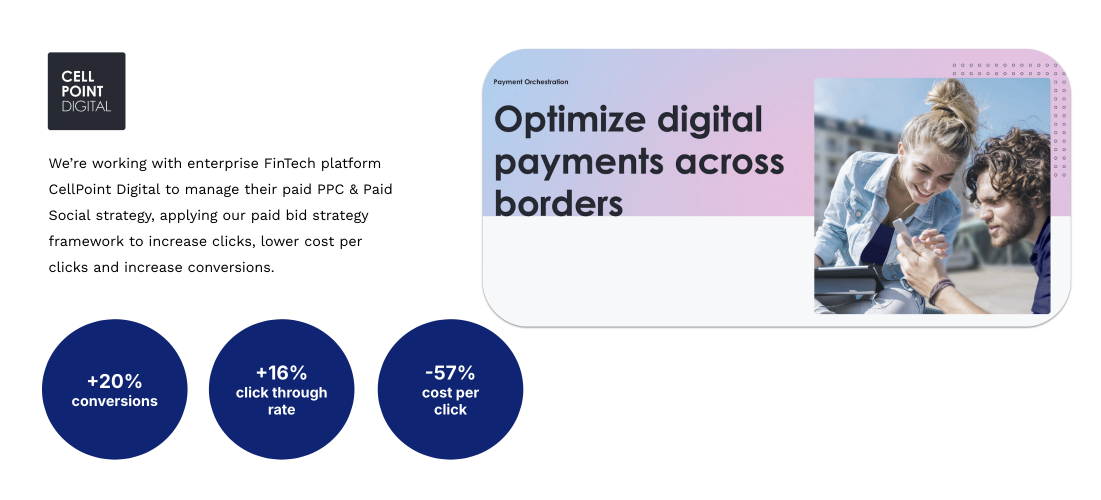 PPC & SEO: CellPoint Digital screenshot 1