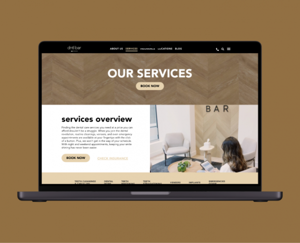 DNTL BAR WORDPRESS WEBSITE DEVELOPMENT screenshot 1