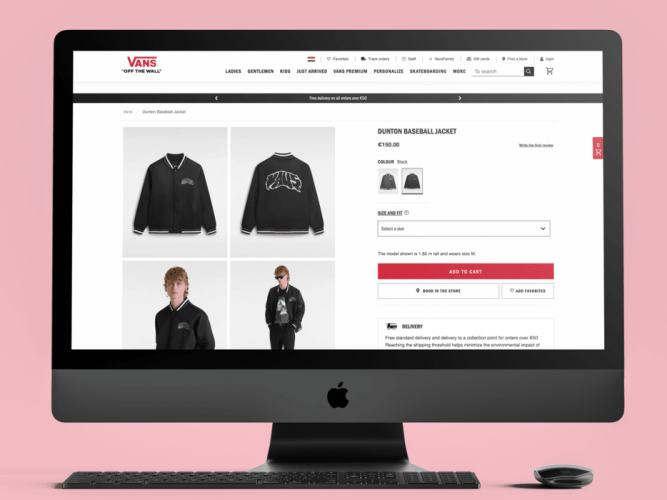 VANS OFF THE WALL - Fashion Bootstrap Website Development screenshot 1
