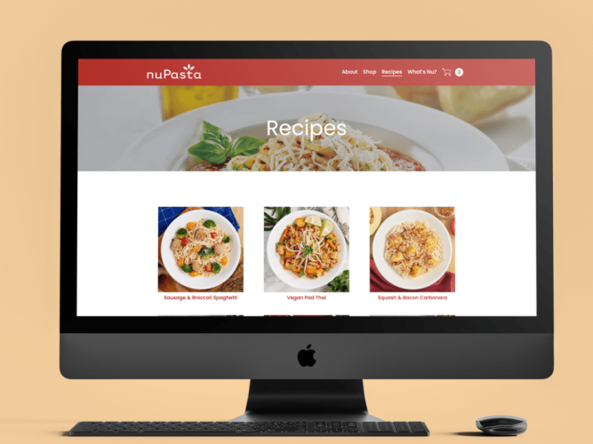 NUPASTA FOOD ORDERING WEBSITE DEVELOPMENT screenshot 2