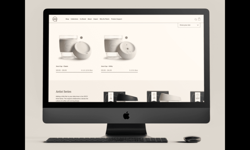 JOCO: ECOMMERCE WEBSITE DEVELOPMENT screenshot 1