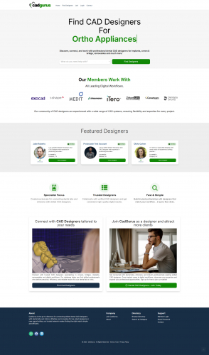 CADGURUS BOOTSTRAP WEBSITE DEVELOPMENT  screenshot 1