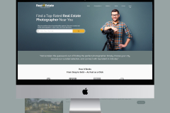 REAL ESTATE PHOTOGRAPHY BOOTSTRAP WEBSITE DEVELOPMENT