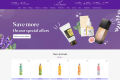 Lavender eCommerce Website and App | موقع وتطبيق لافندر
