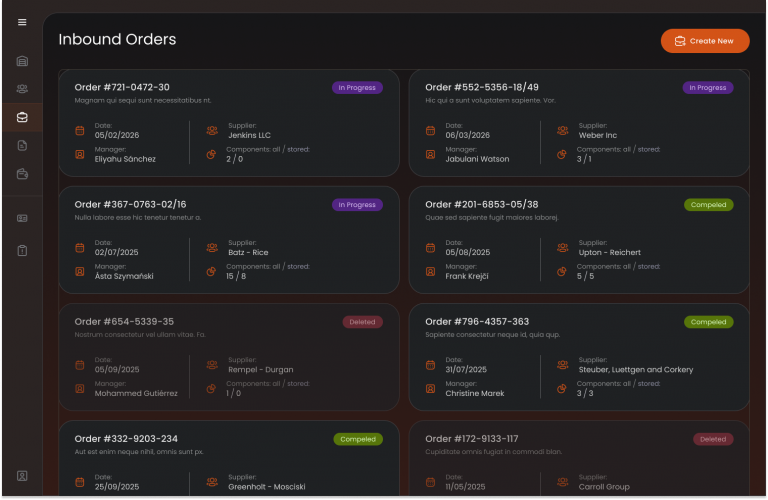 Inventory Management Platform for Warehouse Operations screenshot 1