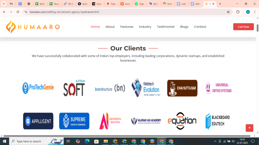 Our Portfolio – IT Staffing Services in Hyderabad screenshot 1