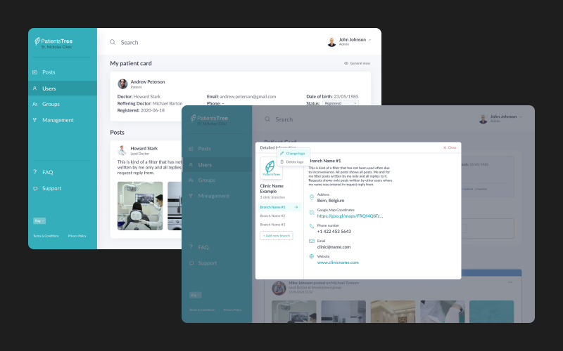 Internal Clinic Management System screenshot 2