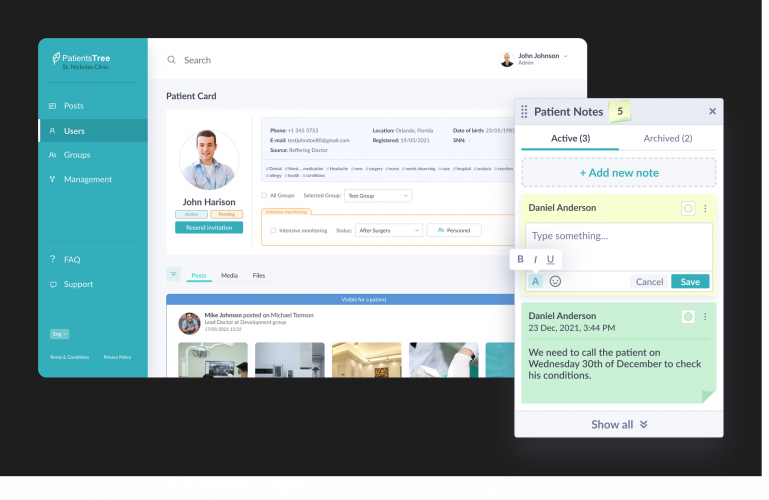 Internal Clinic Management System screenshot 3