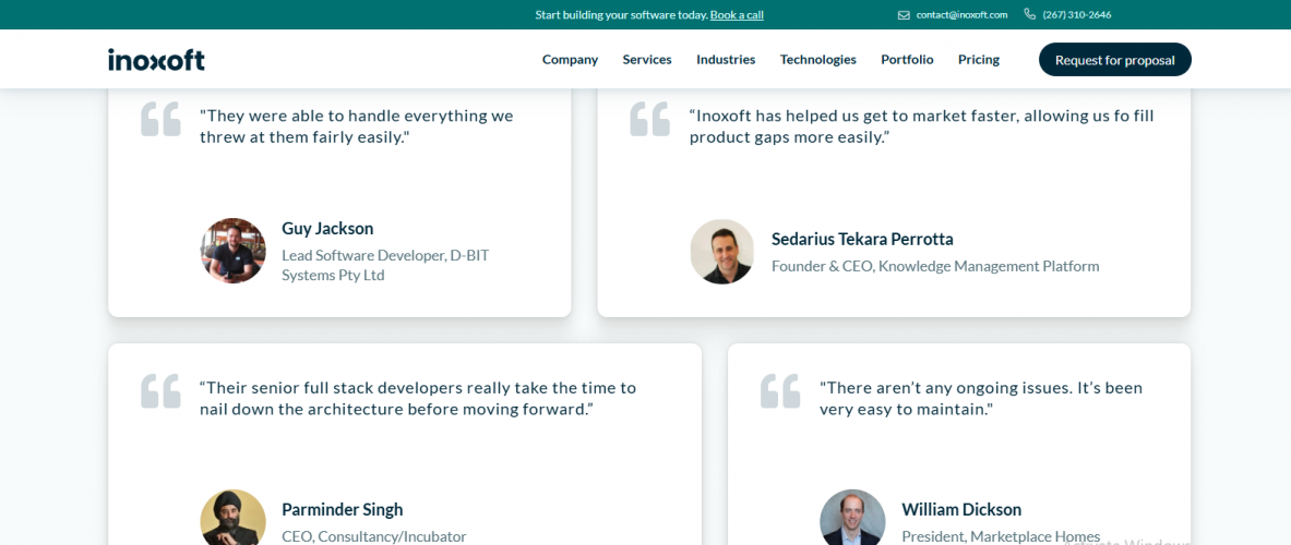Streamlining Global Client Acquisition for Inoxoft Using Appointment Setter Online screenshot 1