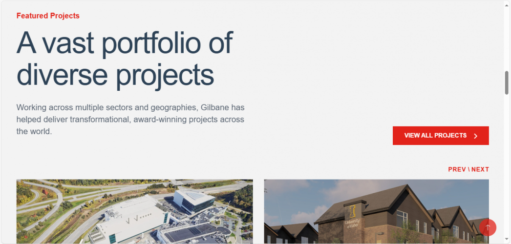 construction Enhancing Bid Visibility & Developer Outreach for Gilbane Building Company  screenshot 3