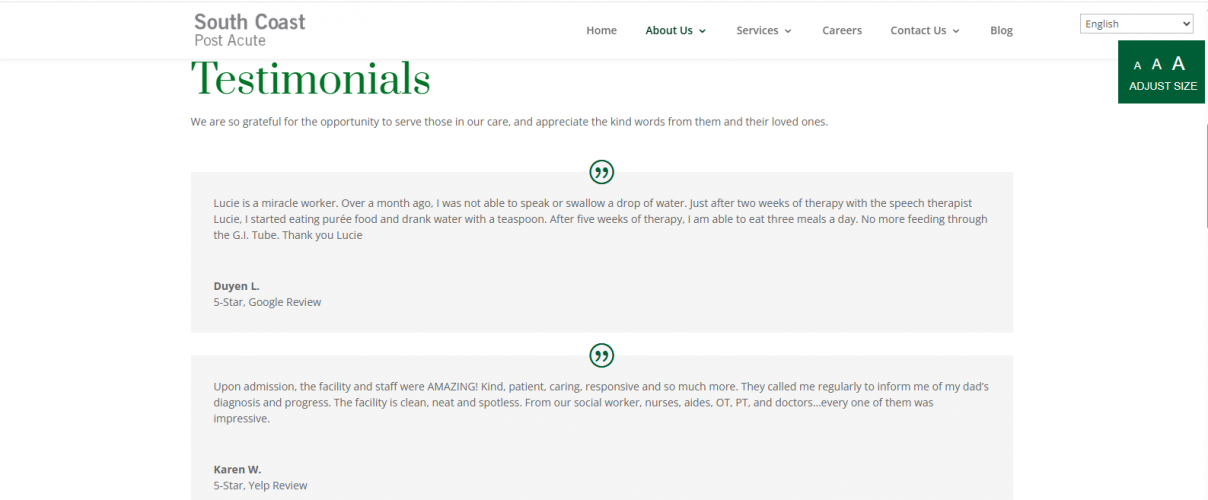 Empowering Patient Access and Revenue Growth for South Coast Post Acute with Appointment Setter Online screenshot 1