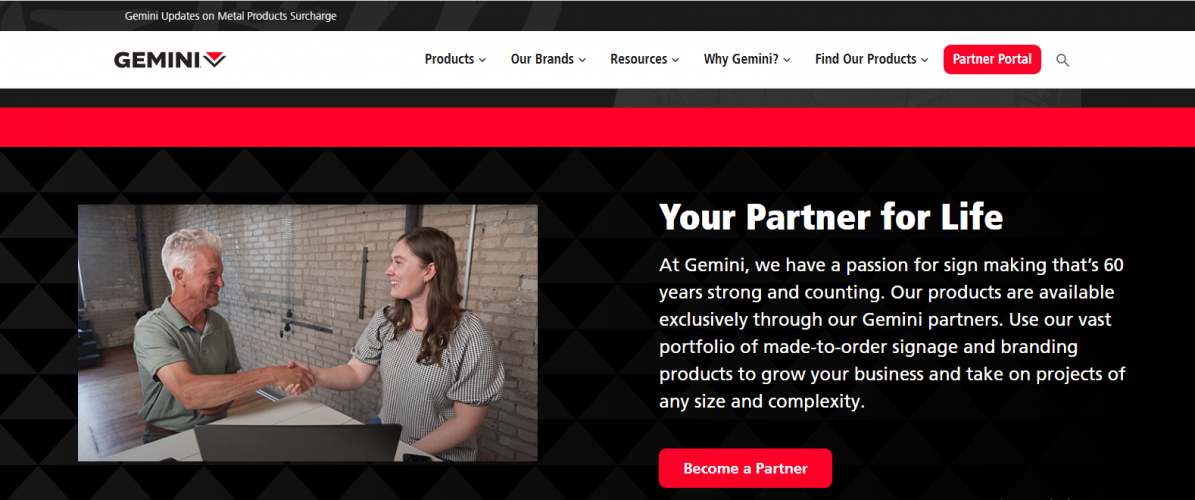 Driving B2B Sales Growth and Operational Efficiency for Gemini Sign Letters with Appointment Setter Online screenshot 1