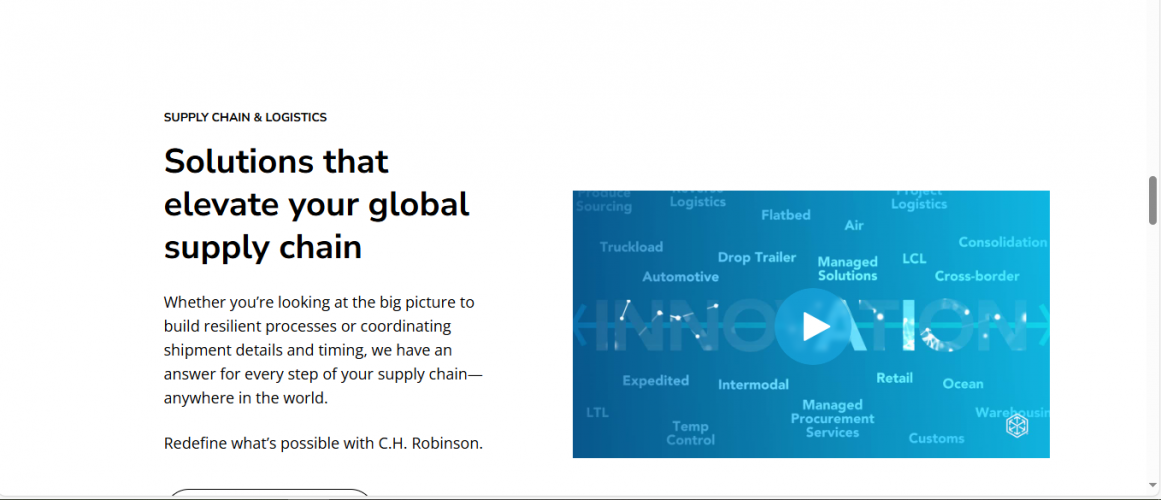Enhancing Freight Coordination and Lead Management for C.H. Robinson Through Appointment Setter Online screenshot 1