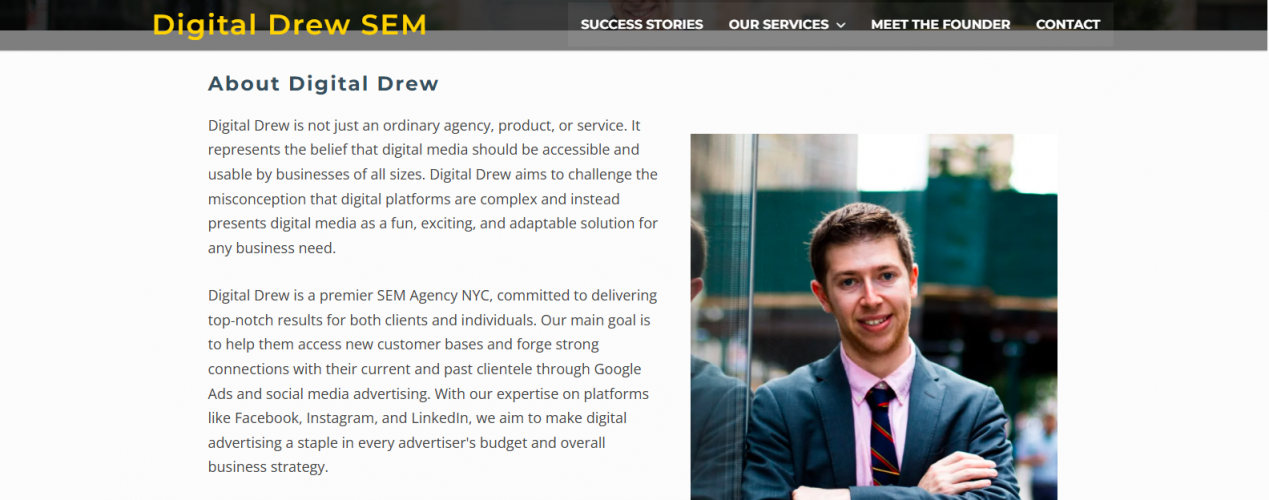 Scaling Client Acquisition for Digital Drew SEM Through Appointment Setter Online screenshot 1