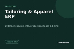 Tailoring & Apparel ERP: Orders, Measurements and Production Stages