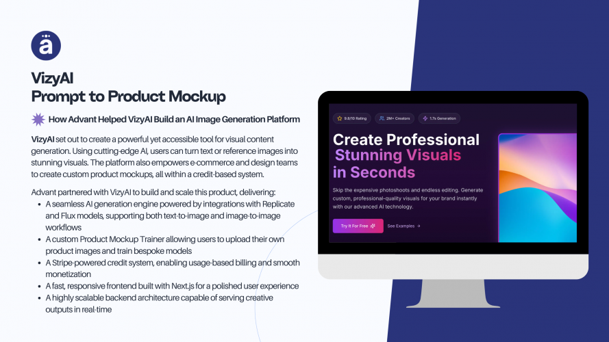 VizyAI Prompt to Product Mockup screenshot 2