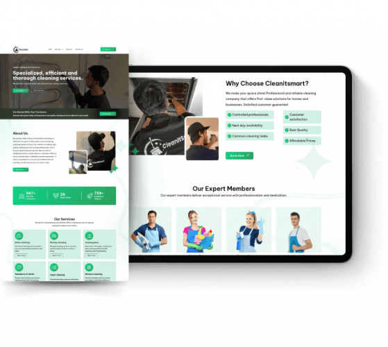 Cleaning Company Website Design and Development screenshot 3