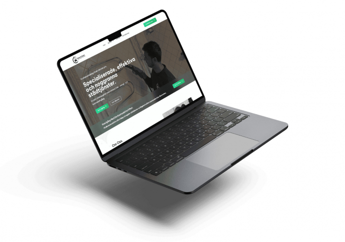 Cleaning Company Website Design and Development screenshot 1