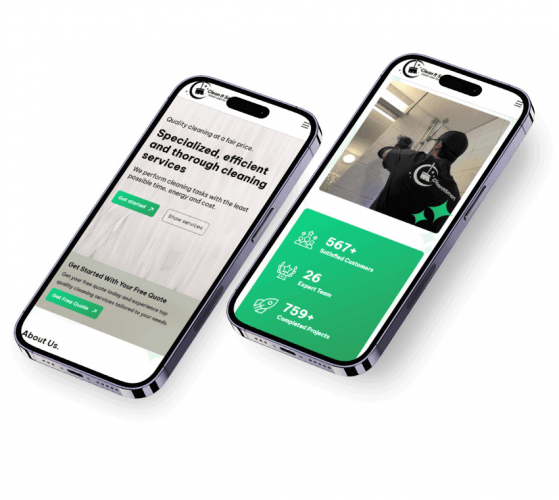 Cleaning Company Website Design and Development screenshot 2