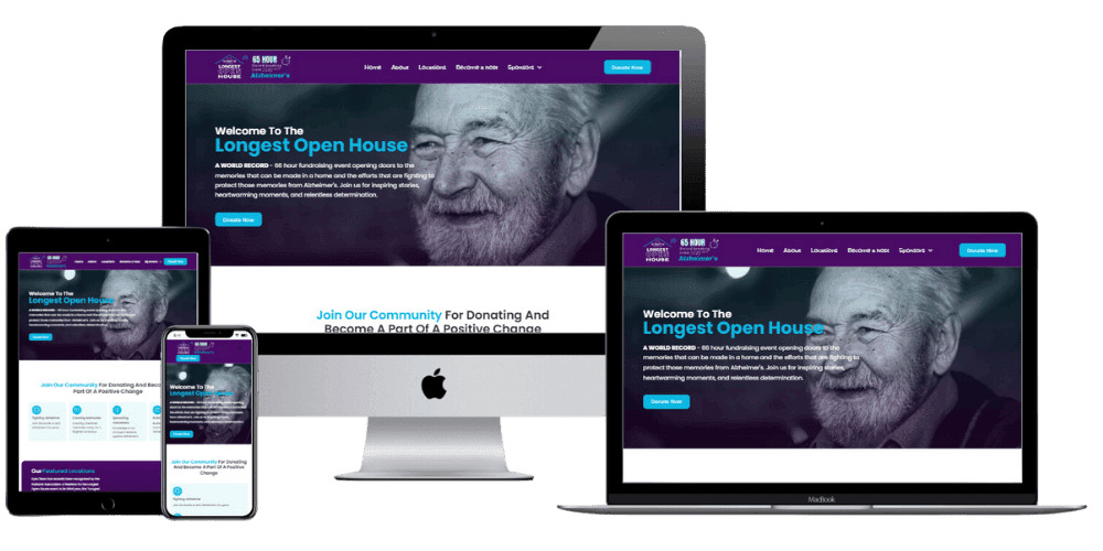 Non-Profit Website Building With UX Strategic Development screenshot 1