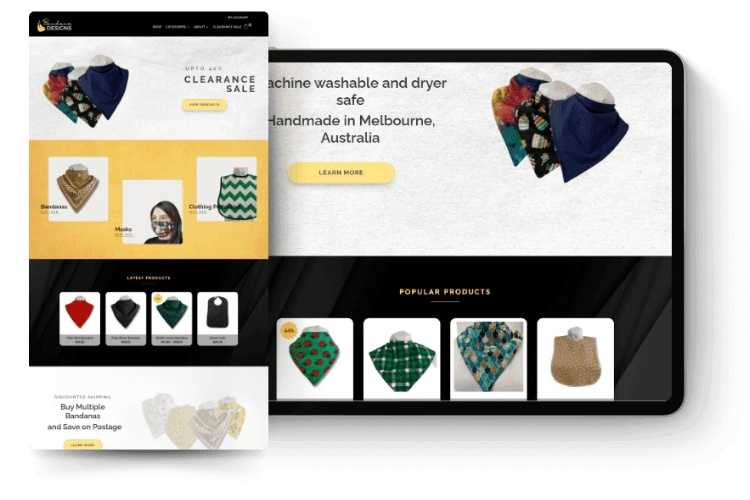 Fashion and Clothing Brand Web Designing (UI/UX) and Development screenshot 1