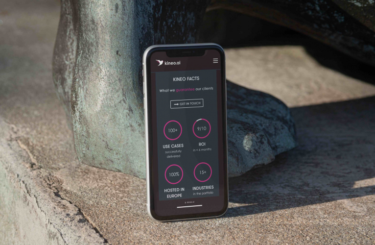 kineo.ai — Branding, web design and development screenshot 2