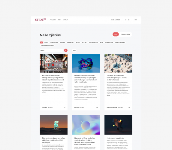 Stem.cz — Web design and development screenshot 3