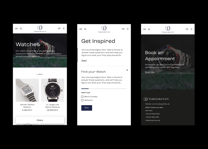 Timedriven — Web design and development screenshot 1