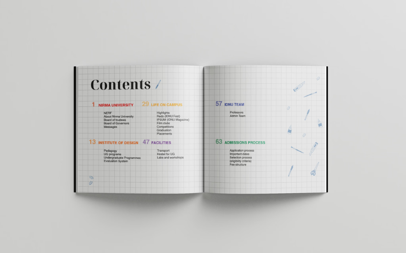 Brochure Design - Institute of Design, Nirma University screenshot 3