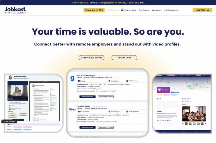 Jobkast screenshot 1