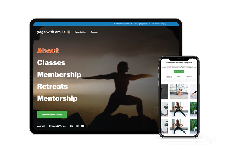 Yoga with Emilia screenshot 1