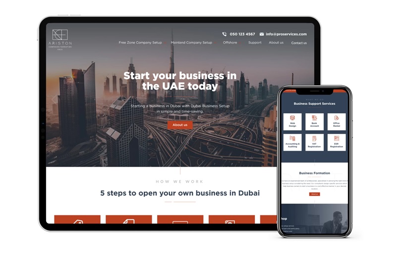 Ariston Companies Formation Dubai screenshot 1