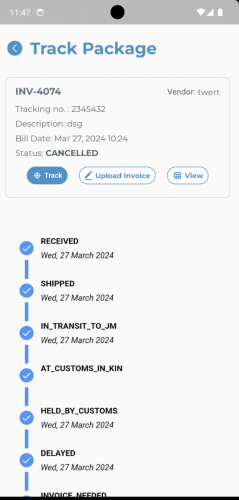VII Courier  screenshot 2