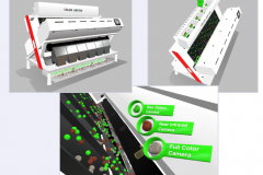 IM+5 color sorter machine 3D modeling