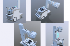 Motorized Mobile X-Ray System (3D)