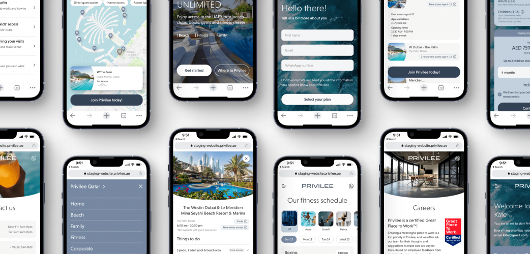 Digital Redesign for Privilee – Elevating the Premium Lifestyle Experience screenshot 4