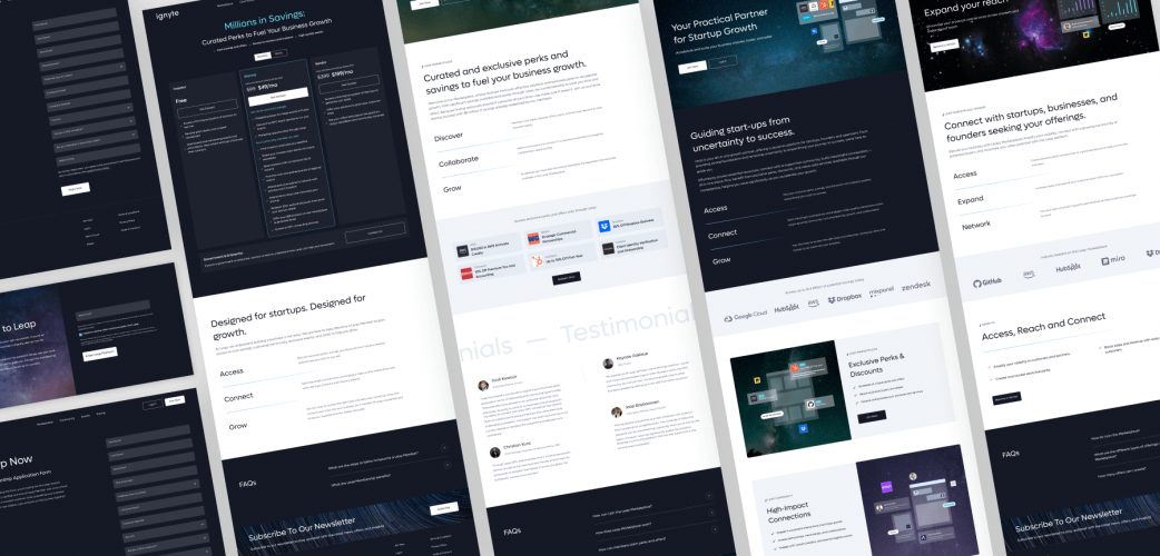 Brand-Led UI UX Design for Ignyte by DIFC - B2B Startup Growth  screenshot 3