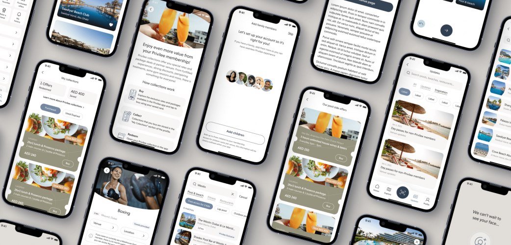 UX/UI Redesign for Privilee App – A Luxury Experience in Every Tap screenshot 1