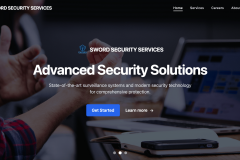 Sword Security Services Website