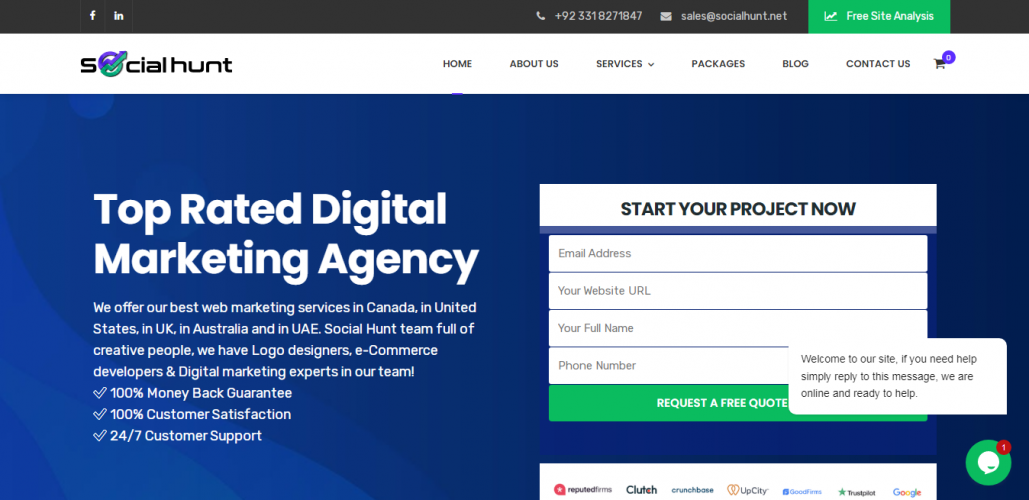 Social Hunt - Digital Marketing Agency Services screenshot 1