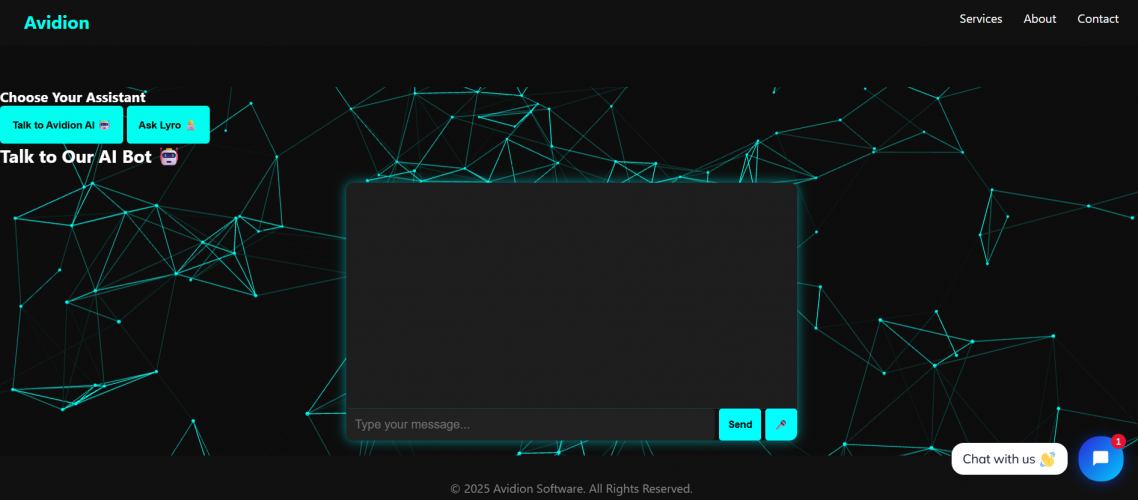 Avidion Software Mockup screenshot 1